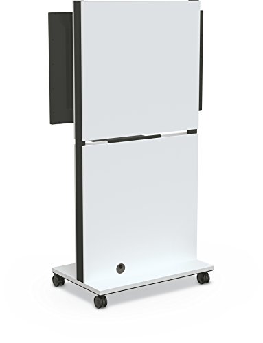Carrito para TV de panel plano móvil Baltic blanco 70 pulgadas miniatura 4