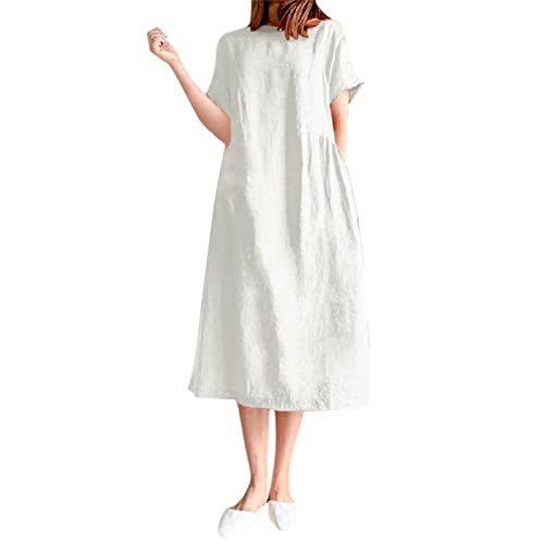 Robe t-shirt longue sculptante à col rond pour un ventre plat parfait