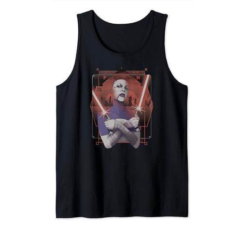Star Wars Amazon Exclusive Asajj Ventress I am Fear Camiseta sin Mangas
