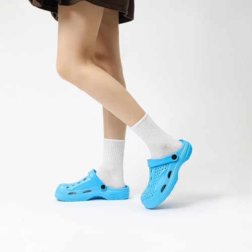 Image of SOSOWHLTE Men's Women's Arch Support Clogs,Unisex Garden Shoes Comfortable Slip-on Outdoor Sandals Slippers for Beach Casual
