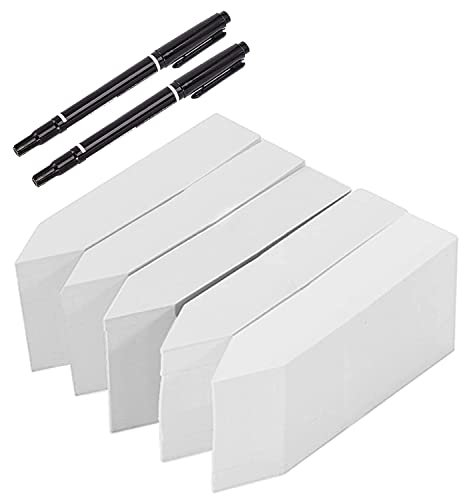 500 Stück Pflanzenschilder,Gartenetiketten Pflanzen Etiketten,Kunststoff Pflanzenetiketten Wetterfest,Garten Pflanzenschilder mit 2 Filzstiften für Kindergarten Topf Gartenpflanze Tags Pflanzen Marker