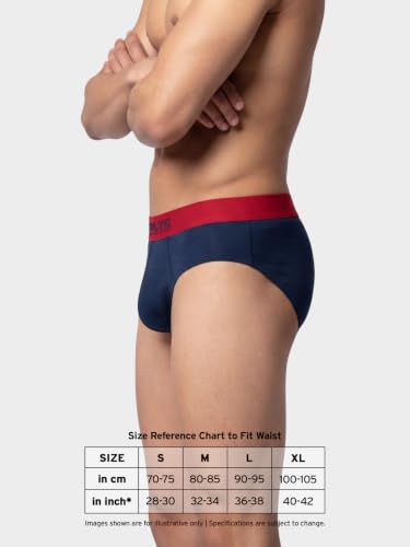 Image of Levi's 031 Supima Cotton Premium Brief for Men with Tag Free Comfort, Smartskin Technology (Pack of 2)