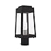 Livex Lighting 20853-07 Oslo - One Light Outdoor Post Top Lantern, Bronze Finish with Clear Glass