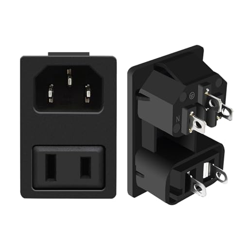 Toma de corriente Pinzi multiusos enchufe de 5 orificios AC250v 10A pared 3
