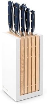 WÜSTHOF Classic Knife Block with 7 Knives, Wild Blueberry (Blue)