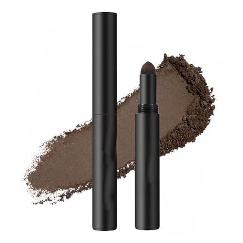 Tomedeks Hair Powder,Hairline Powder,Quickly Cover Hairline Waterproof and Sweatproof Hairline Cover for Thinning Hair,Grey Hair Cover up Temporary,Root Cover up Powder(Dark Brown)