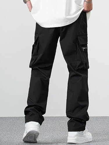 Image of DEEMOON Men's Cargo Pants Outdoor Hiking Multi-Pocket Utility Long Trousers | Men's Cargo
