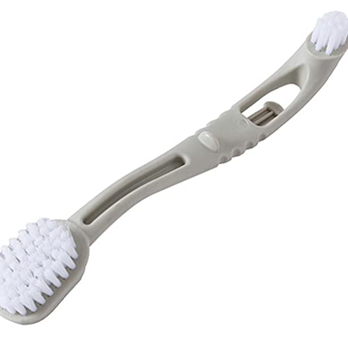 Long Handled Shoe Cleaner, Household Shoe Cleaning Brush, Ergonomics Grip Easy Hold Soft Hair Brush, Sports Shoes Cleaning Double-Sided Wash Cleaner Scrubber #TOP5