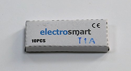 T1 a 250 V 1 a ritardato fusibile in vetro 20 mm x...