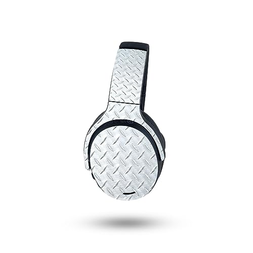 Image of MightySkins Carbon Fiber Skin Compatible with Skullcandy Crusher ANC 2 - Diamond Plate | Protective, Durable Textured Carbon Fiber Finish | Easy to Apply