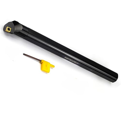 OSCARBIDE 1"x12" Indexable Boring Bar, 1" Shank, Right-Hand Sclcr, Carbide Inserts CCMT09T304(CCMT32.5), S16T-SCLCR3, 1 Piece