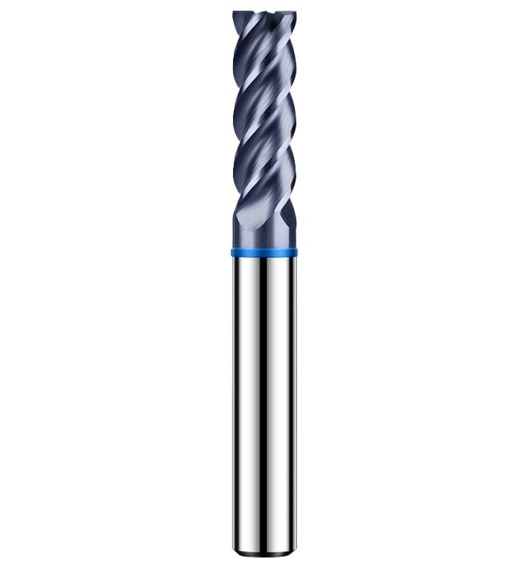 1 szt. TGB-HRC65 4F Color Circle Frez płaski z węglikiem spiekanym ze stali wolframowej, powłoka czarna, frez CNC, narzędzia mechaniczne(10x40Cx10Dx100L)