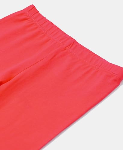 Image of Jockey Girl's High Rise UG08 Super Combed Cotton Elastane Stretch Slim Fit Leggings (Prints May Vary)