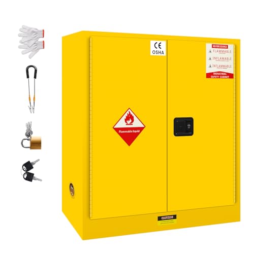 55-Gallon Flammable Storage Cabinet with Locking System