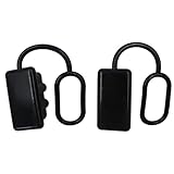 Ubric 2PCS Staubschutzkappe, 175 Ampere Rubbe Dust Water Resistant Protector Kompatibel mit Anderson Style Quick Connect Plug (Schwarz)