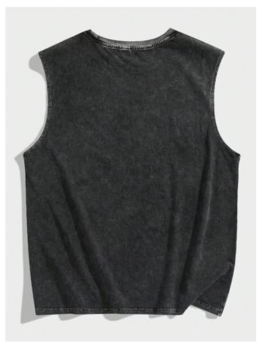 SOLY HUX Men's Vintage Graphic Tank Tops Summer Beach Sleeveless Tanks Vest Streetwear Shirts Black Graphic2