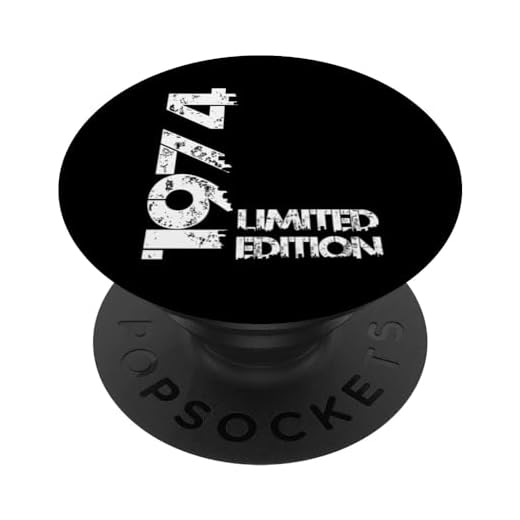 Edición limitada 1974 Cumpleaños 1974 Nacido 1974 Año de PopSockets PopGrip Intercambiable