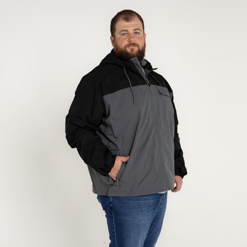 Men's Big Sizes Windbreaker Packable Rain Jacket3