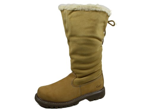 Caterpillar Bruiser Scrunch Hi - Botas para Mujer, Miel, 41 EU