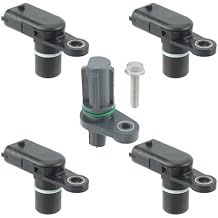 4PCS Camshaft & 1PCS Crankshaft Position Sensor Replaces 12615371 12615626 Compatible with GM Vehicles 2010-2020 Compatible with Chevrolet Camaro 2010-2015