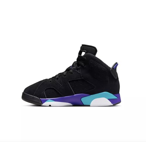 Little Kid's Jordan 6 Retro Aqua Blck/Bright Cncrd-Aquatn (DV3605 004) - 2.52