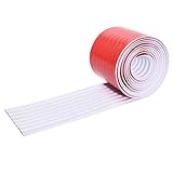 RUBBER BOND Garage Wall Protectors - 4in x 10ft Strong Self-Adhesive Rubber Bumper Protectors for Garage Walls - Heavy Duty, Waterproof and Anti-Scratch Garage Wall Protector for Car Doors (White)