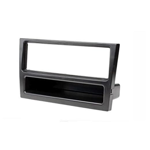 CARAV 11-027 1-DIN Marco de plástico para radio para OPEL Agila 2000-2007, Astra (G) 2001-2005, Combo (C) 2001-2011, Corsa (C) 2000-2006, Meriva 2003-2010, Omega (B) 2000-2003, Signum 2003-2008, Tigra 2004-2009, Vectra (C) 2002-2008, Vivaro 2001-2010 with pocket (pocket)