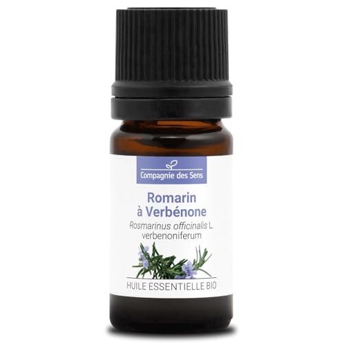 ROMERO VERBENONA - 5 mL - Aceite Esencial Orgánico de Calidad Superior - 100% Puro, Natural, Quimiotipado y Certificado AB