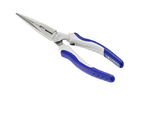 Alicate boca semirondas rectas 200mm pour guider les câbles rigides - 2