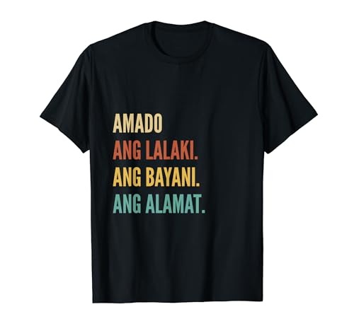 Ang perpektong regalong pilipino para sa kaarawan, pasko o anumang espesyal na okasyon. Nagtatampok ang disenyo ng isang teksto sa Tagalog na may nakasulat na: ang lalaki, ang bayani, ang alamat.