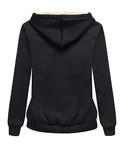 SWISSWELL Hoodies for Women Winter Fleece Sweatshirt - Full Zip Up Thick Sherpa Lined Hooded Jacket2