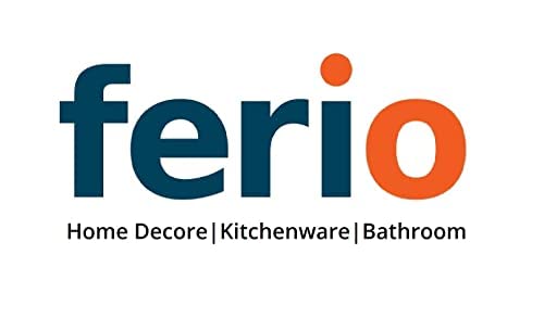 Image of FERIO Double Curtain Brackets Zinc Antique Brass Heavy Curtain Supports for Door and Window Curtain Brackets Set /Holder for 1 Inch Rod 2 Set (Pack of 4 Pcs)