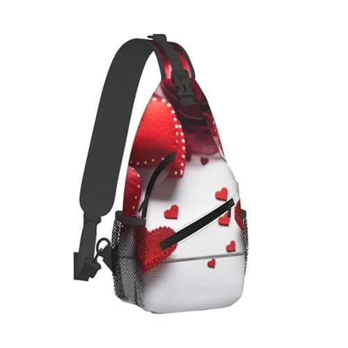 Bolso Cruzado de Pecho Handmade Hearts para Hombre y Mujer miniatura 2