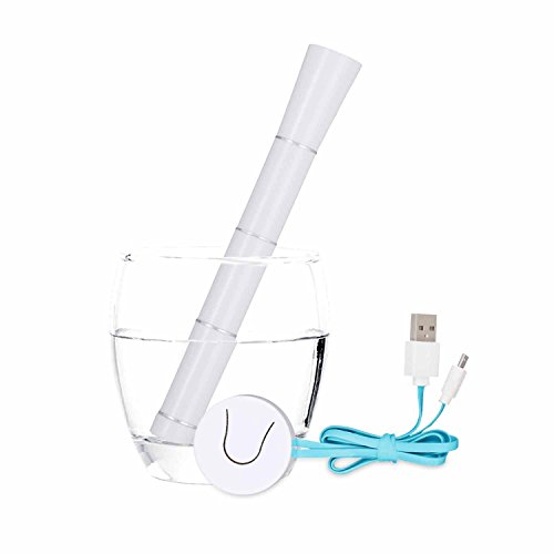 USB Cool Mist Humidifier, Portable Mini Humidifiers, Small Portable USB Powered Humidifier, Travel Size Air Vaporizer with Adjustable Length Fit for Home/Bedroom/Office/Travel/Desk/Car Easy To Clean
