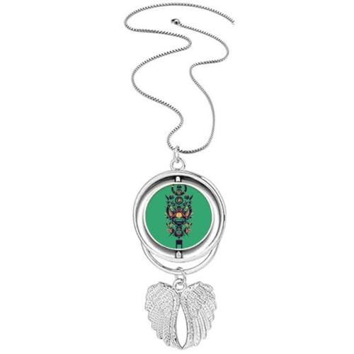 Collier squelette noir ailes d'ange pour rompre avec les bijoux banals