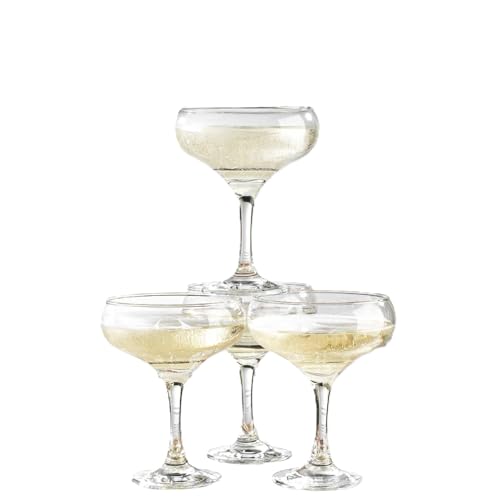 Copas de champán tipo coupe perfectas para noches de cóctel y margaritas 8