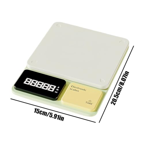 Báscula de cocina digital recargable para controlar porciones y preparar comidas 2