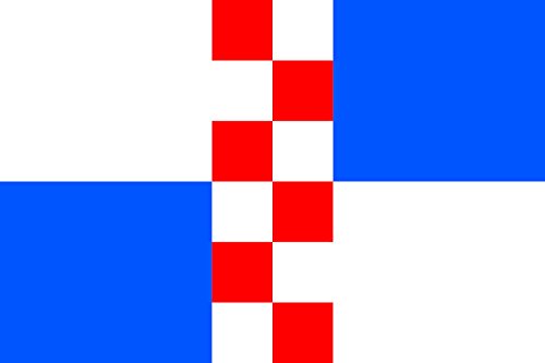 Drapeau Jemnice grand format pour mât de la ville de Třebíč