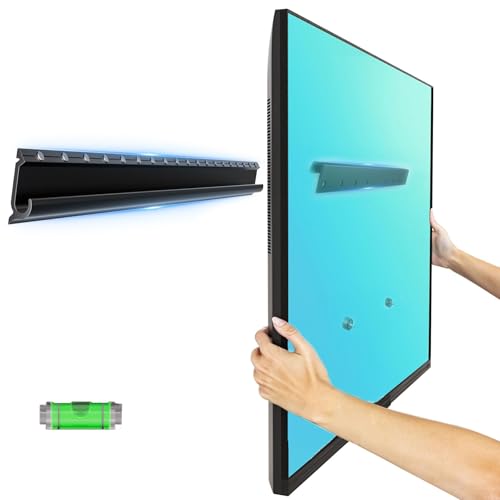 No Stud TV Wall Mount for 12-55 inch TVs, No Drill TV Mount Holds up to 100 lbs,Studless Drywall TVs Bracket, Bubble Level Included, Low Profile, Non Screw, Easy to Install for Bedroom Living Room