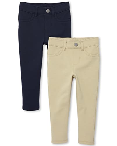 Image of The Children's Place Baby Girls' And Toddler Ponte Knit Pull on Jeggings