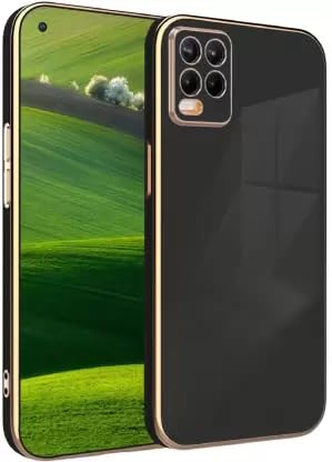 JBE Realme 8S/Realme 8(5G) 6D Chrome Back Cover Soft Silicone Flexible and Soft TPU Bumper Edges Gold Back Cover for Realme 8S/Realme 8(5G) (Black) (B0CHWYB43Z) Amazon Price History, Amazon Price Tracker