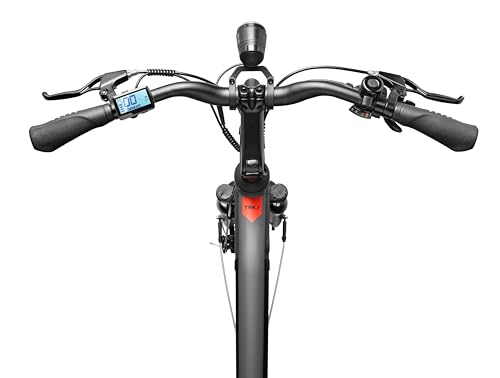 TELEFUNKEN E-Bike 28 Zoll Fahrrad für Herren | Trekking Pedelec mit 8-Gang Kettenschaltung & Scheibenbremsen | 250 W Heckmotor & integriertem 417,6 Wh Li-Ion-Akku | inkl. Panzerkabelschloss – Bild 5