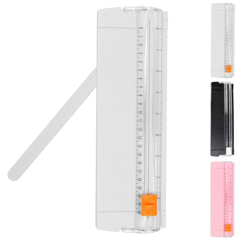 Mini-Papierschneider, Guillotine A4 A5 Papierschneider mit automatischer Sicherheitsvorrichtung, für Scrapbooking, Etiketten, Karten, Bastelpapier und Fotos
