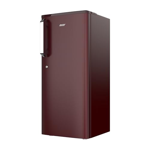 Image of acer 190L 2 Star Direct-Cool Single Door Refrigerator (AiSense, AR190AD2FWSD, Wine Solid)
