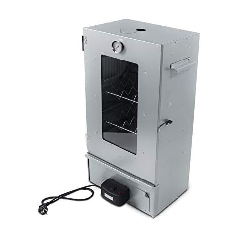 Activa Räucherofen elektrisch Hochwertiger Räucherofen Räucherschrank Räucherkammer Elektrischer Smoker Tragbarer Smoker ca. 80 cm Perfekt zum Räuchern inklusive Zubehör Cover