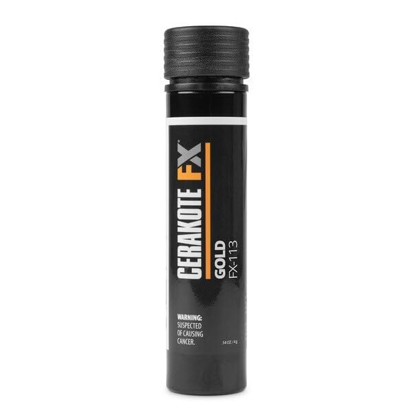 Cerakote FX™ Gold (4g) FX-113A - Metallic Powder additive for CERAKOTE® H-Series and C-Series Clear Ceramic coatings; Taking Customization to Another