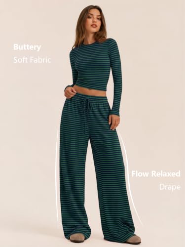 Image of Trendy Queen Women's 2 Piece 2026 Fall Fashion Lounge Set with Pockets