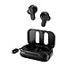 Skullcandy Dime 2 Wireless Earbuds,Bluetooth Headphones,Noise Isolating Fit,Up to 12 Hours Battery,Microphone for iPhone Android,Easy Carry with Integrated Lanyard - True Black,(Pack of 2)