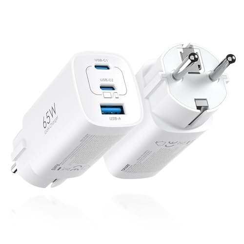 Adaptateur secteur USB-C de 65W bloc chargeur rapide pour iPhone 17