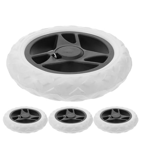 Roues pivotantes pour chariot de courses usé - Solution de rechange avec 4 roulettes de rechange